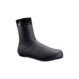 Shimano Men’s S-PHYRE cycling toe overshoes with BOA® Dial for cold weather cycling, showing black waterproof material and secure fit.