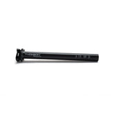 Thomson Masterpiece carbon fiber seatpost with titanium hardware and alloy clamp for lightweight bike components.