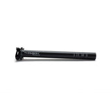 Thomson Masterpiece carbon fiber seatpost with titanium hardware and alloy clamp for lightweight bike components.
