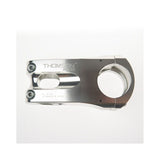 Thomson Elite Stem X4 Silver MTB stem for 31.8mm handlebars, featuring a sturdy design for stiffer forks and mountain biking.