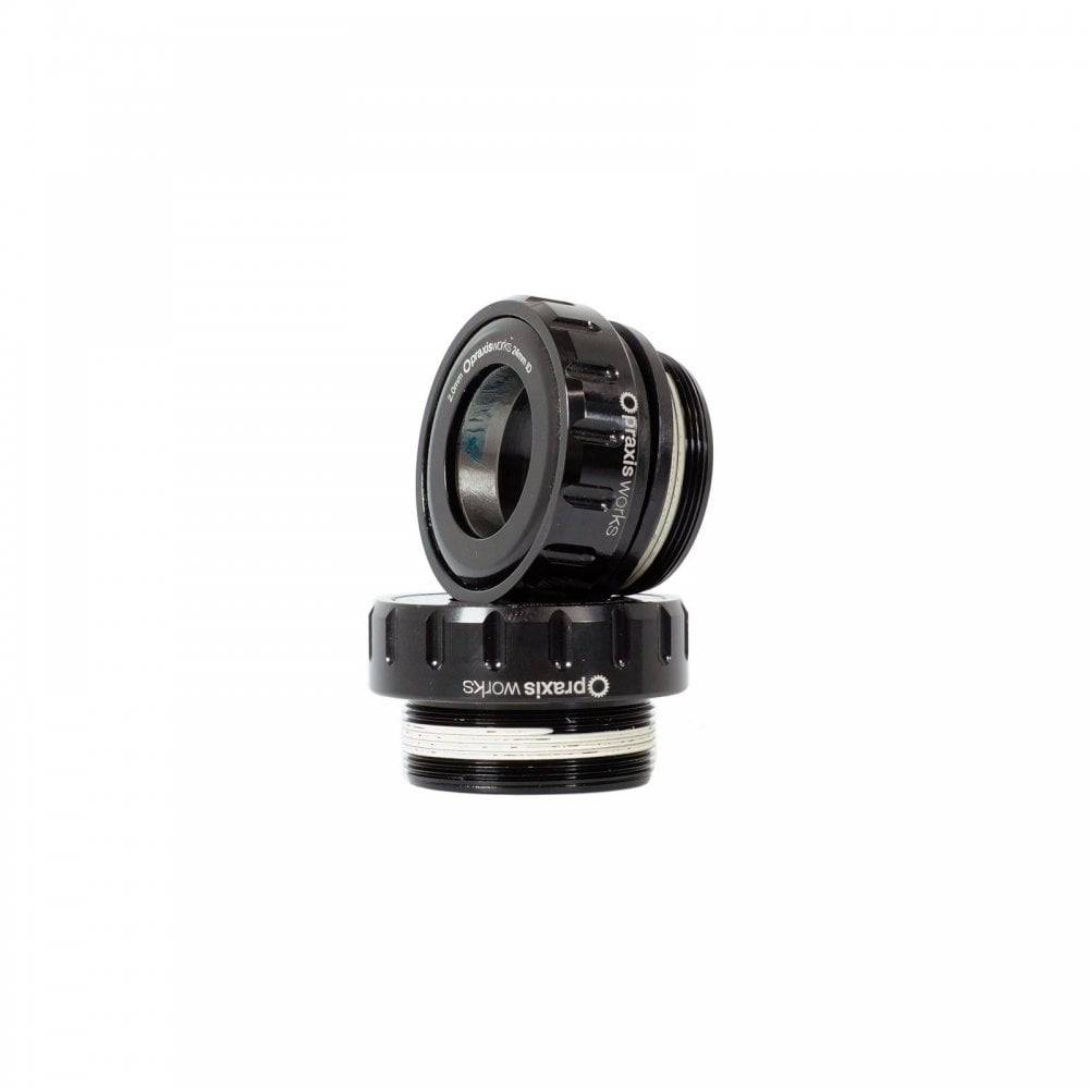 Praxis Works M24 BSA bottom bracket for SRAM GXP and ISIS2 cranks, suitable for 68/73mm road and mountain bike frames.