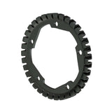 Trek TAB belt drive chainring replacement for e-bike components, showing a silver circular chainring with teeth for bike drive system.
