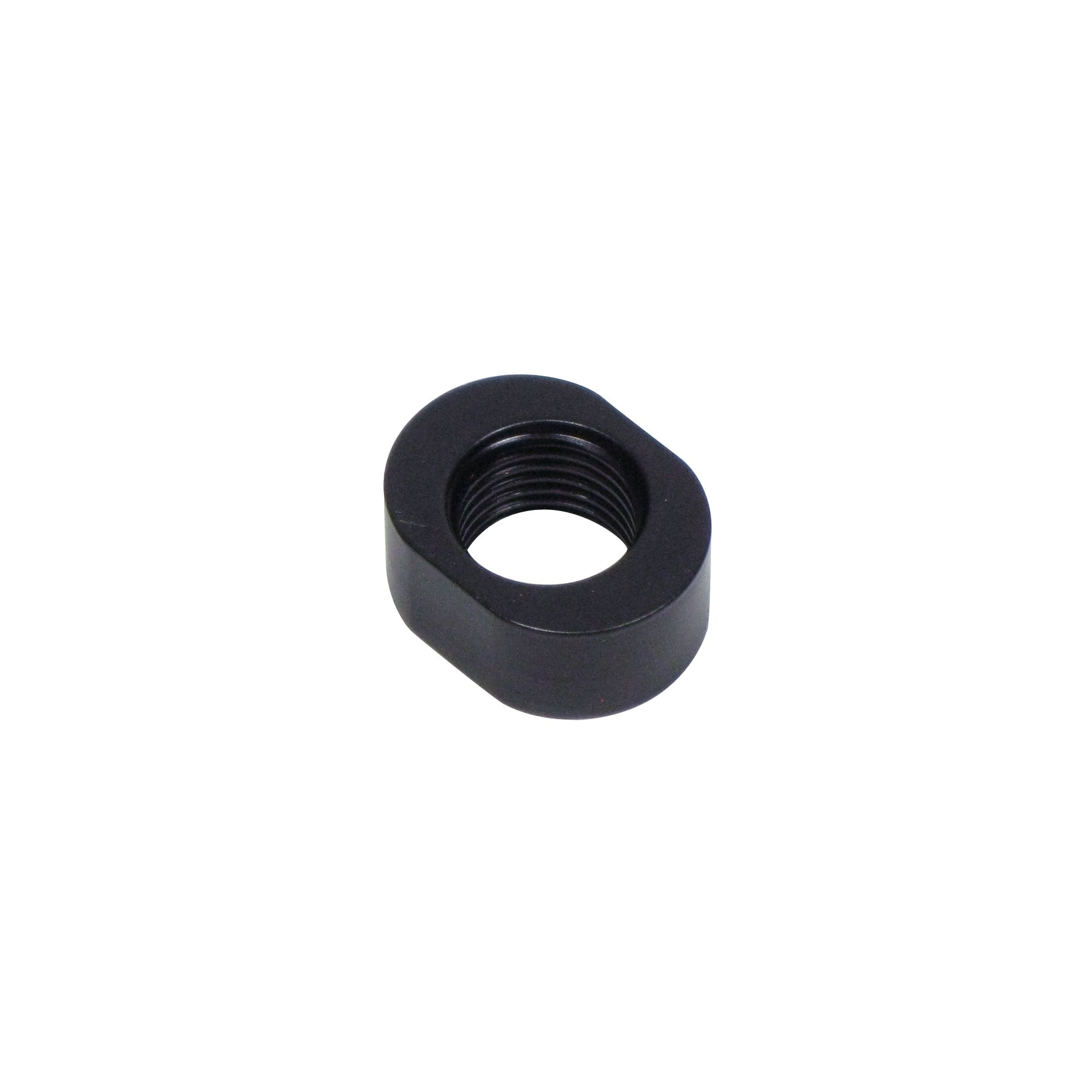 Black Trek M10x1 suspension nut insert for bike suspension maintenance, 7.5mm size, compatible with Trek components.