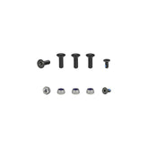 Black Trek RIB downtube replacement fasteners, M4/M5 x 15mm bike components for secure bike frame attachment.
