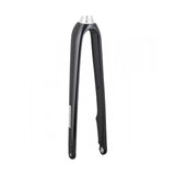 Trek Domane AL 4 2021 road bike disc brake forks with precise steering, lightweight aluminum components for performance cycling.