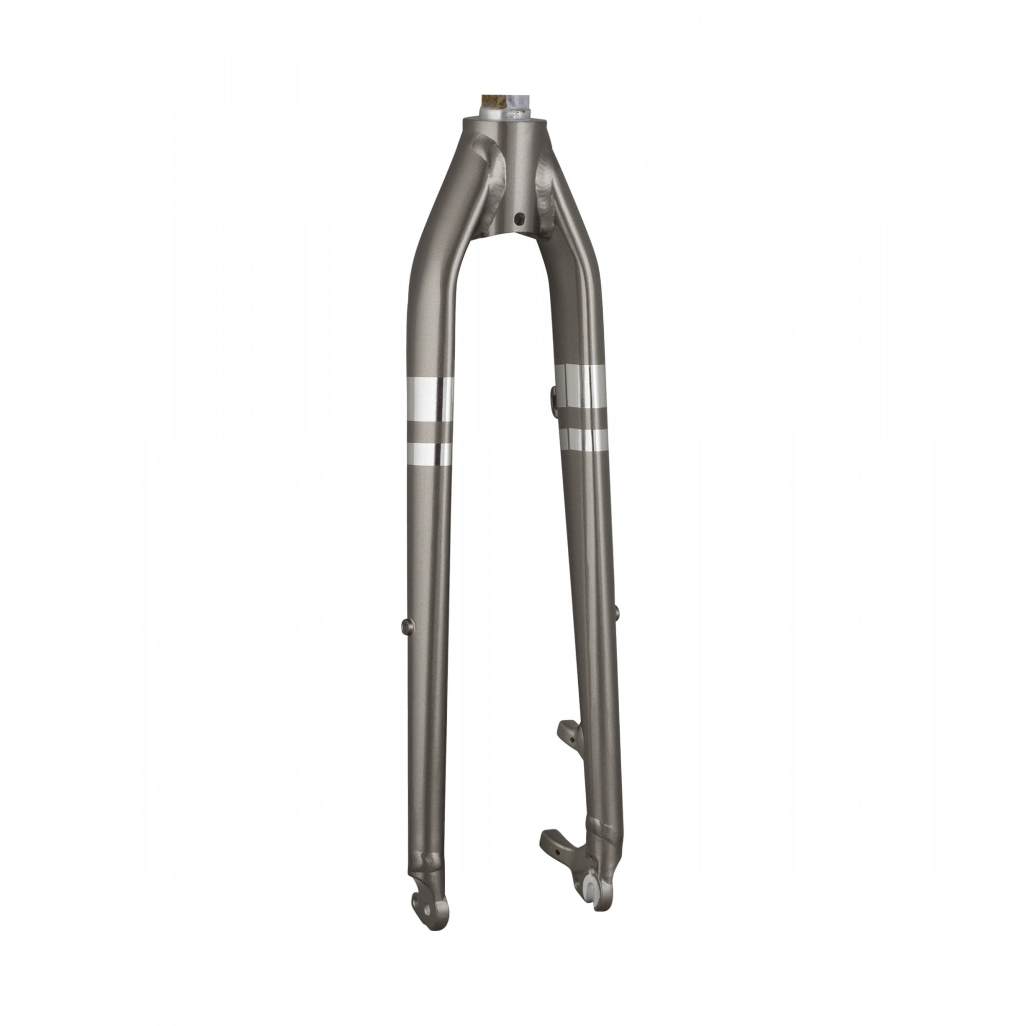 Trek 2021 Verve aluminum 700C disc brake fork for road bikes, showing the lightweight alloy construction and disc mounting points.