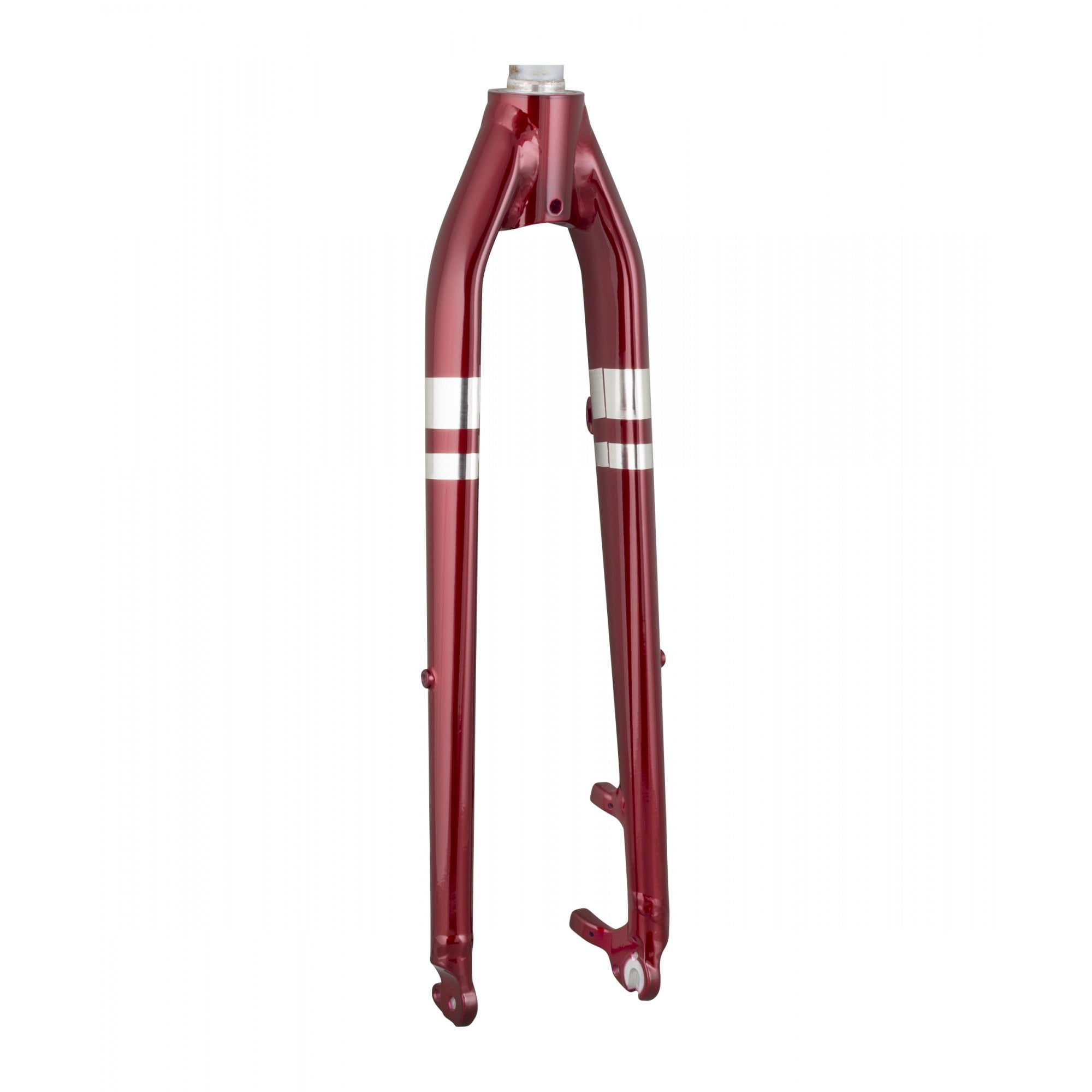Trek Verve 2021 aluminum 700C disc brake fork for road bikes, showcasing lightweight frame and black finish.