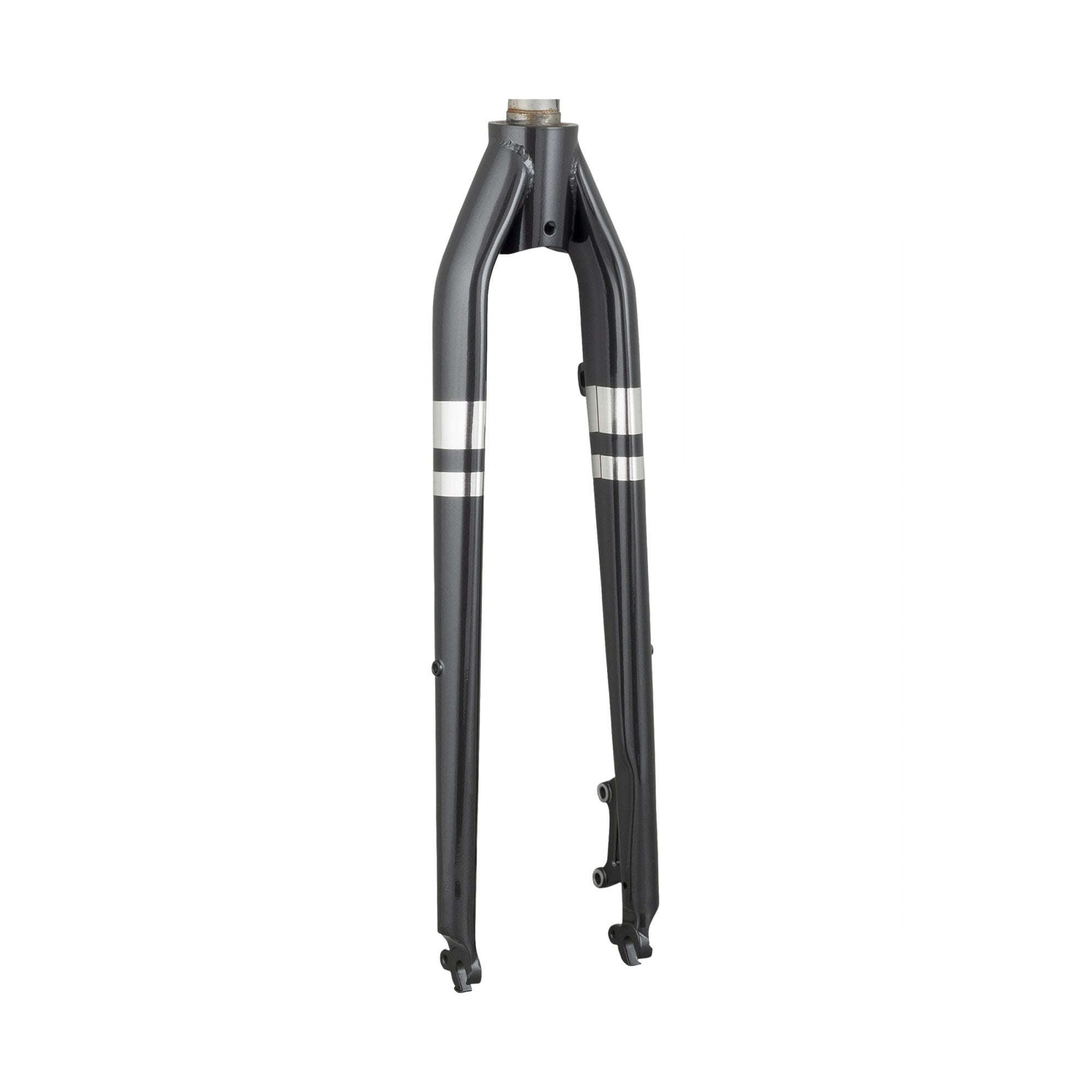 Trek Verve Steel 700C disc brake forks for road bikes, showing the steel construction and disc brake mounts.