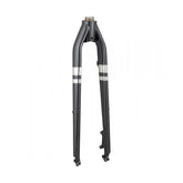 Trek Verve Steel 700C disc brake forks for road bikes, showing the steel construction and disc brake mounts.