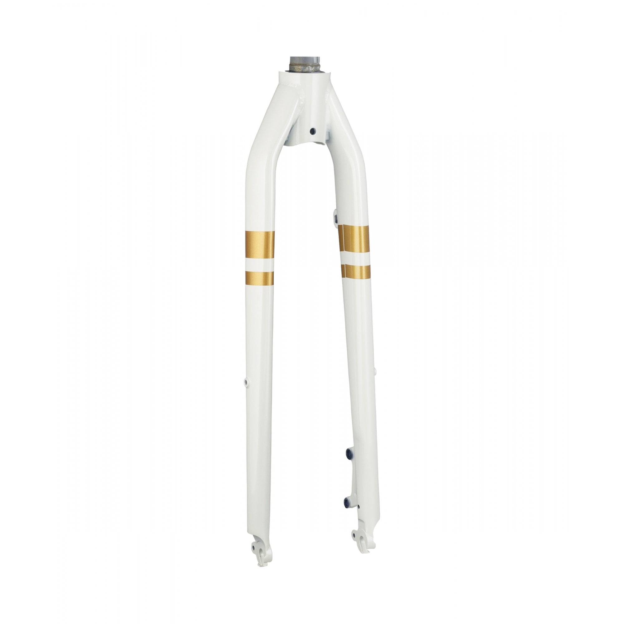 Trek Verve Steel 700C disc brake fork for road bikes, showing the silver steel fork with disc brake mounts and mounting hardware.