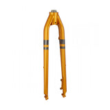 Trek Verve Steel 700C disc brake fork for road bikes, showing the steel construction and disc brake mount details.