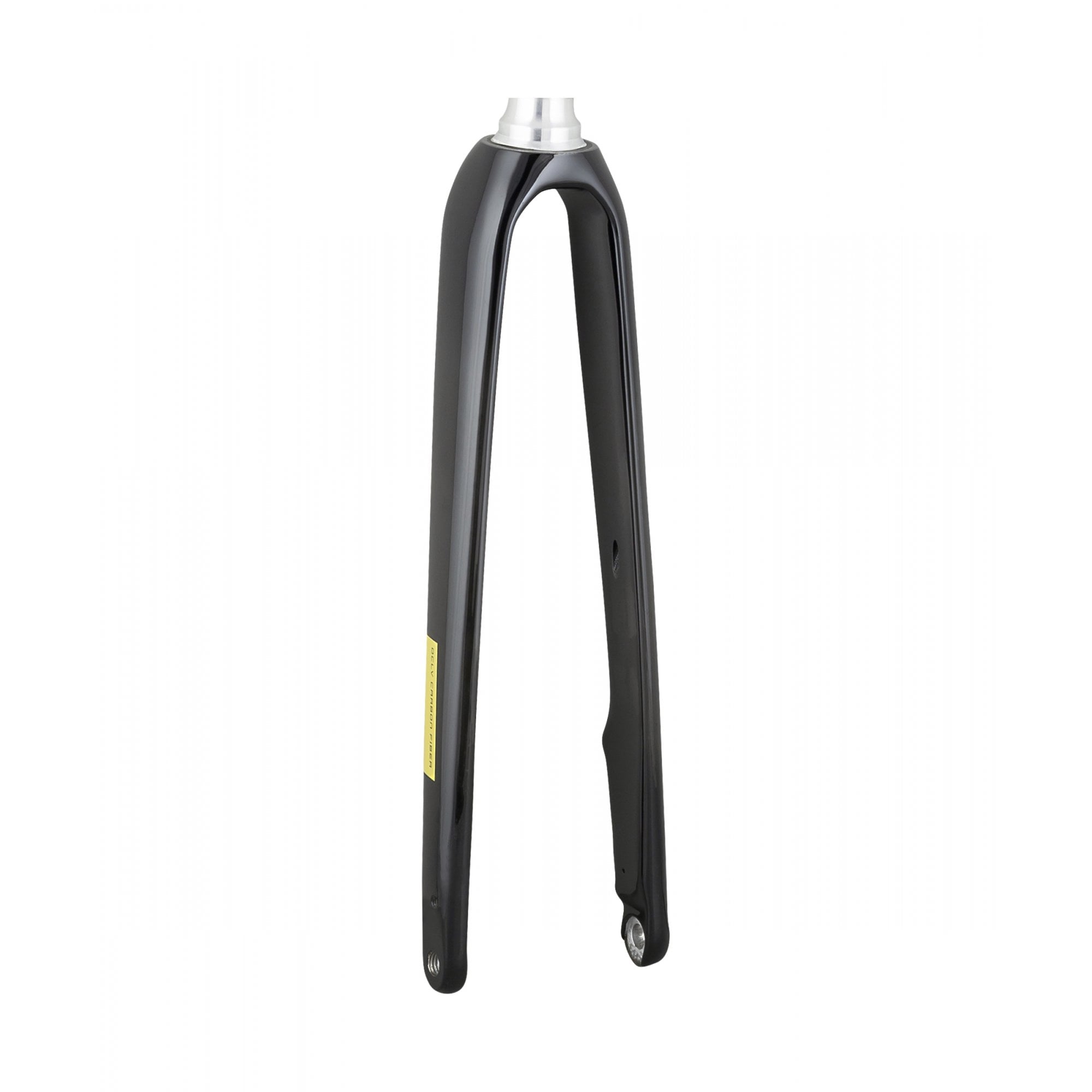 Trek Domane AL 2 700C road bike disc brake forks, lightweight bicycle components with smooth steering features.