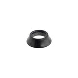 Trek Domane SLR carbon headset top cover for front IsoSpeed system, bike frame component, black and carbon finish.