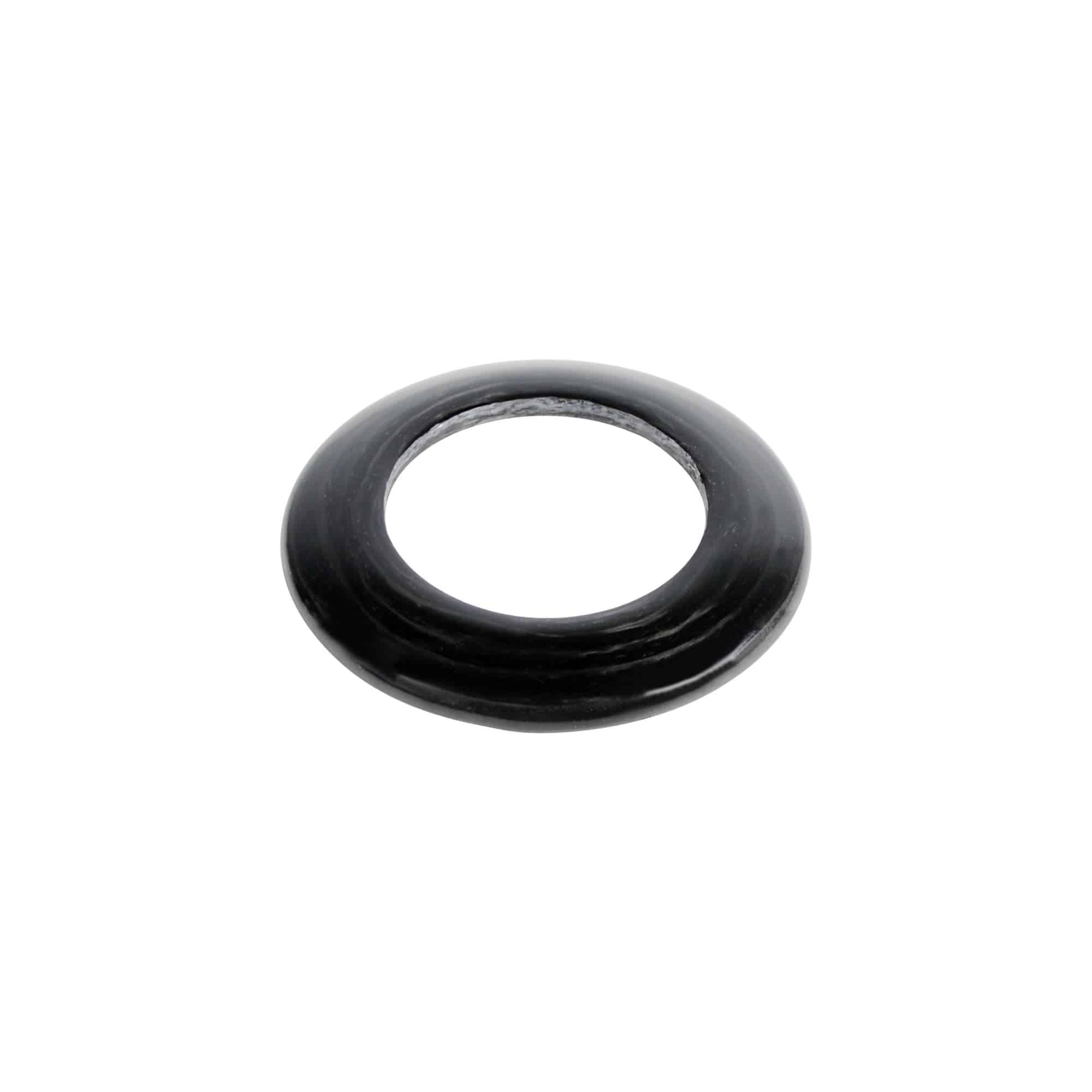 Trek Domane SLR carbon headset top cover for front IsoSpeed system, bicycle frame component, black and carbon finish.