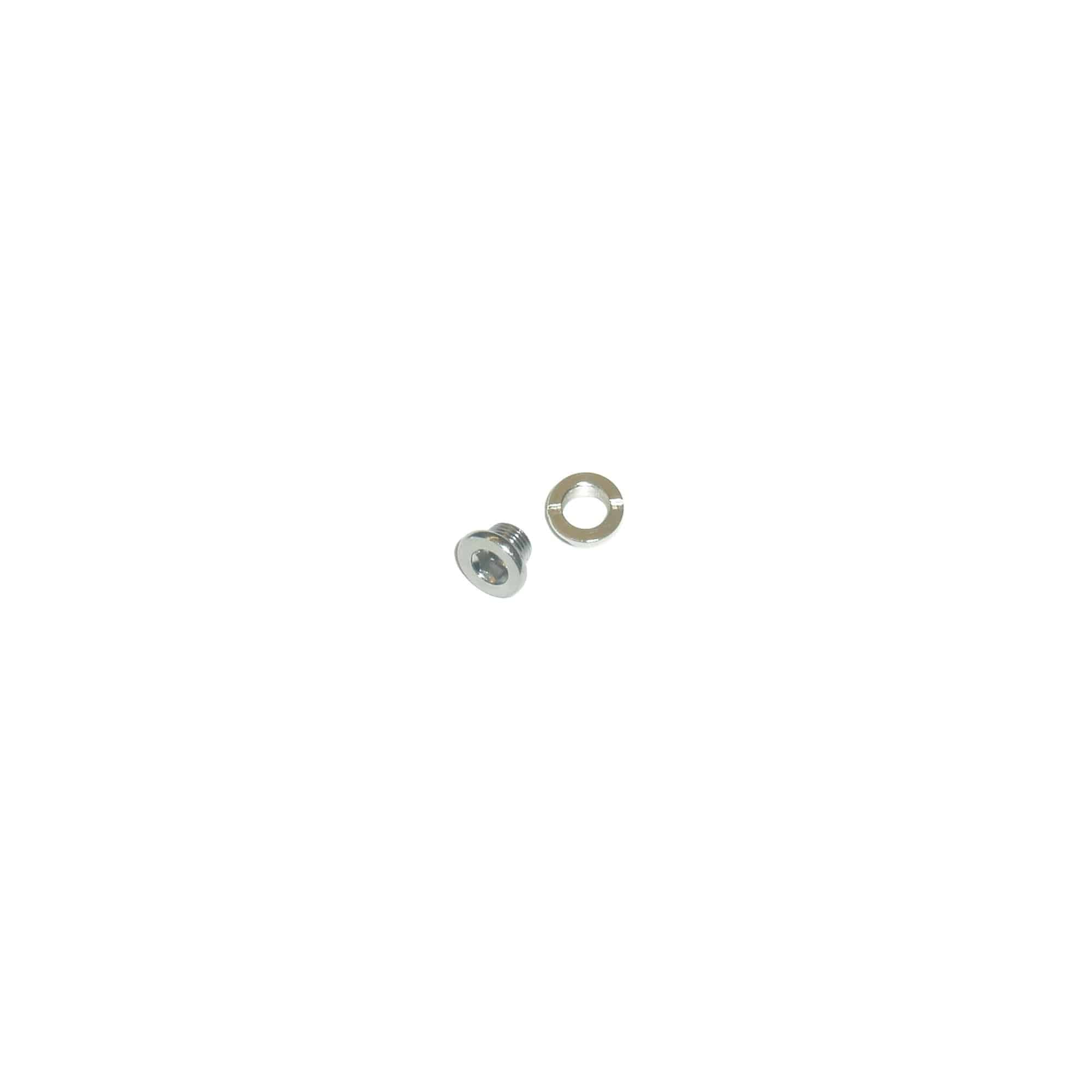 Trek chainring-style rear derailleur hanger fastener replacement part for bicycle components.