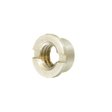 Trek chainring-style rear derailleur hanger fastener replacement part for bicycle components, shown in a close-up image.