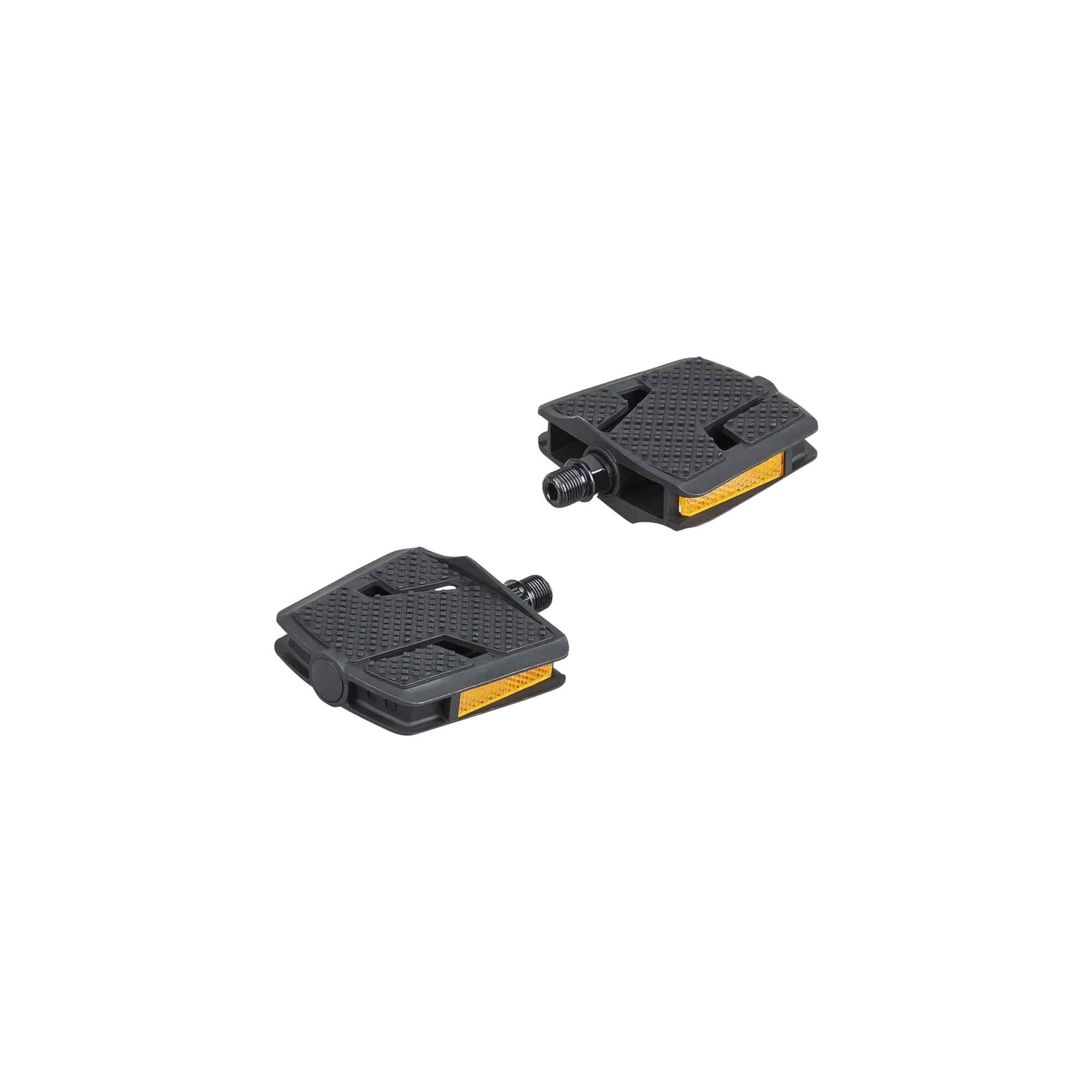 Trek Kids' small flat platform pedals for children's bikes, durable bicycle components with non-slip surface and lightweight design.