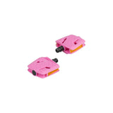 Trek Kids' small flat platform pedals for children's bikes, durable plastic construction with textured grip for safety and control.