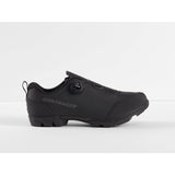Bontrager Evoke MTB shoes with BOA L6 dial and SPD cleat compatibility, designed for mountain biking and cycling footwear.