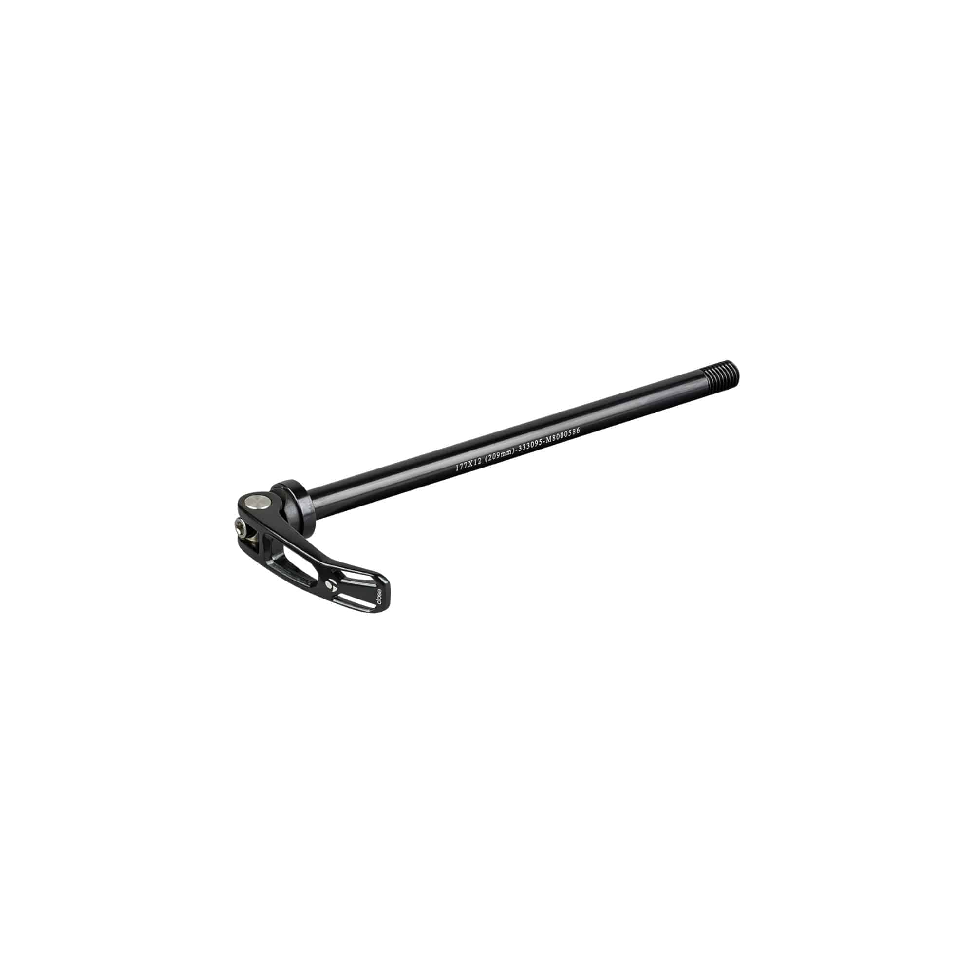 Trek ABP Hard Tail rear thru axle 174mm black bike component, designed for bike rear wheel conversion and secure fit.