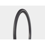 Bontrager H2 Hard-Case Lite reflective hybrid bike tires showing textured rubber tread and sidewall branding.