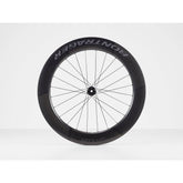 Bontrager Aeolus RSL 75 TLR disc road wheels with tubeless-ready carbon aero rims and aerodynamic design.
