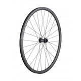 Bontrager Affinity TLR Centerlock disc road bike wheels with 28 spokes, tubeless-ready 700C rims for performance cycling.