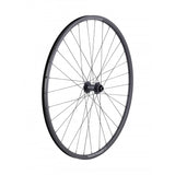 Bontrager Approved TLR Centerlock Disc Wheels for road bikes, 700c tubeless-ready wheels with sleek black finish and centerlock hubs.