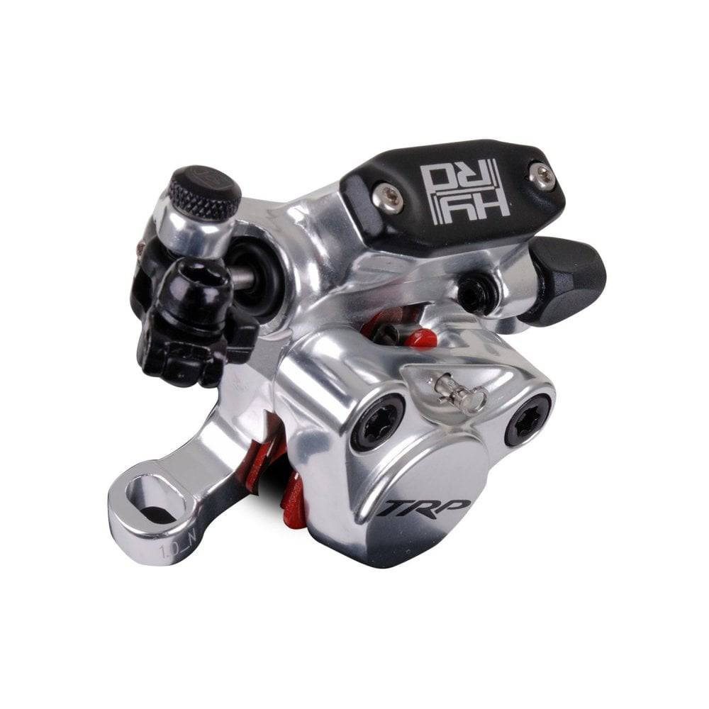 TRP HY-RD hydraulic caliper brakes for road and cyclocross bikes, compatible with Shimano and SRAM components.