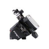 TRP HY-RD hydraulic caliper brake for road and cyclocross bikes, compatible with Shimano and SRAM components, shown installed on a bike.