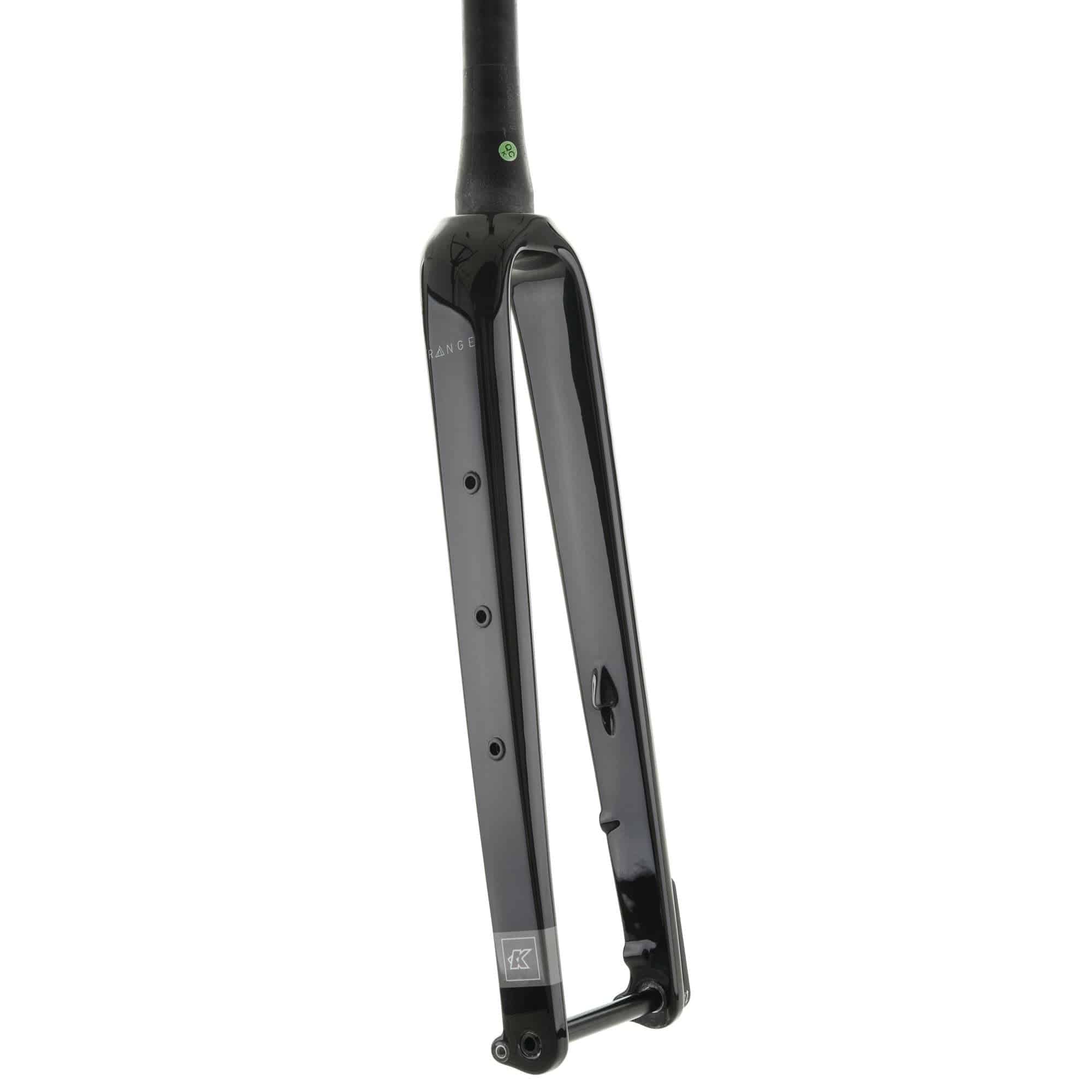 Kinesis UK Kinesis Range Fork in black with six cargo mounts and internal front brake routing for bike components.