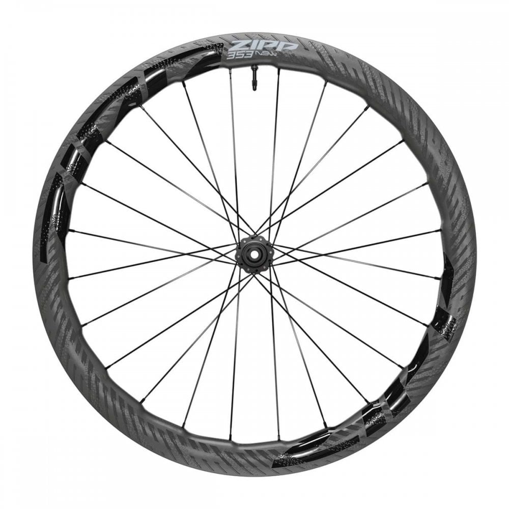 Zipp Am 353 Nsw Carbon Tubeless Disc Brake Center Locking 700C Front 24Spokes 12X100Mm Wheel