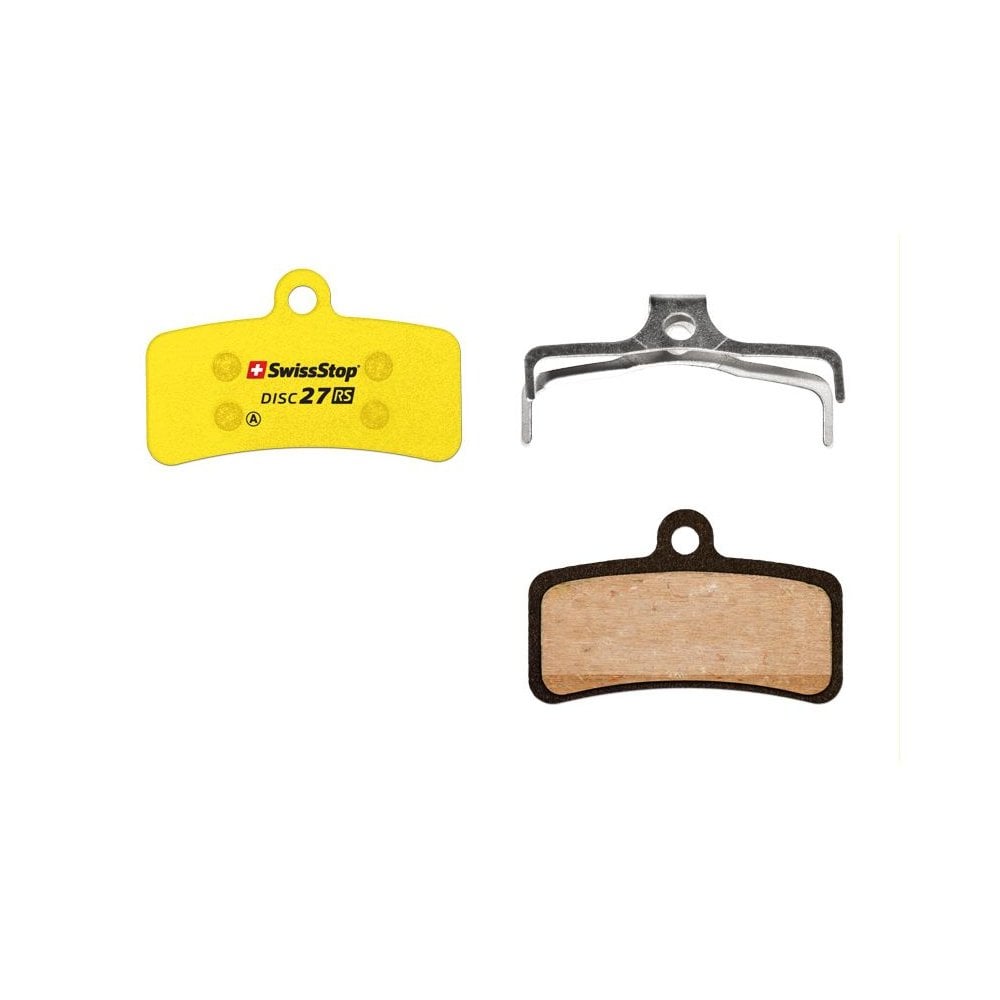 SwissStop Disc 27 brake pads for Shimano MTB ZEE, ZE, M8020 yellow disc brake system, mountain bike component