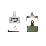 SwissStop Disc 34 brake pads for Shimano road disc brakes, compatible with Dura Ace, Ultegra, and 105 components.