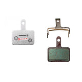 SwissStop Disc 15 brake pads for Shimano M5, T6, M3 silver disc, high-performance cycling brake components.