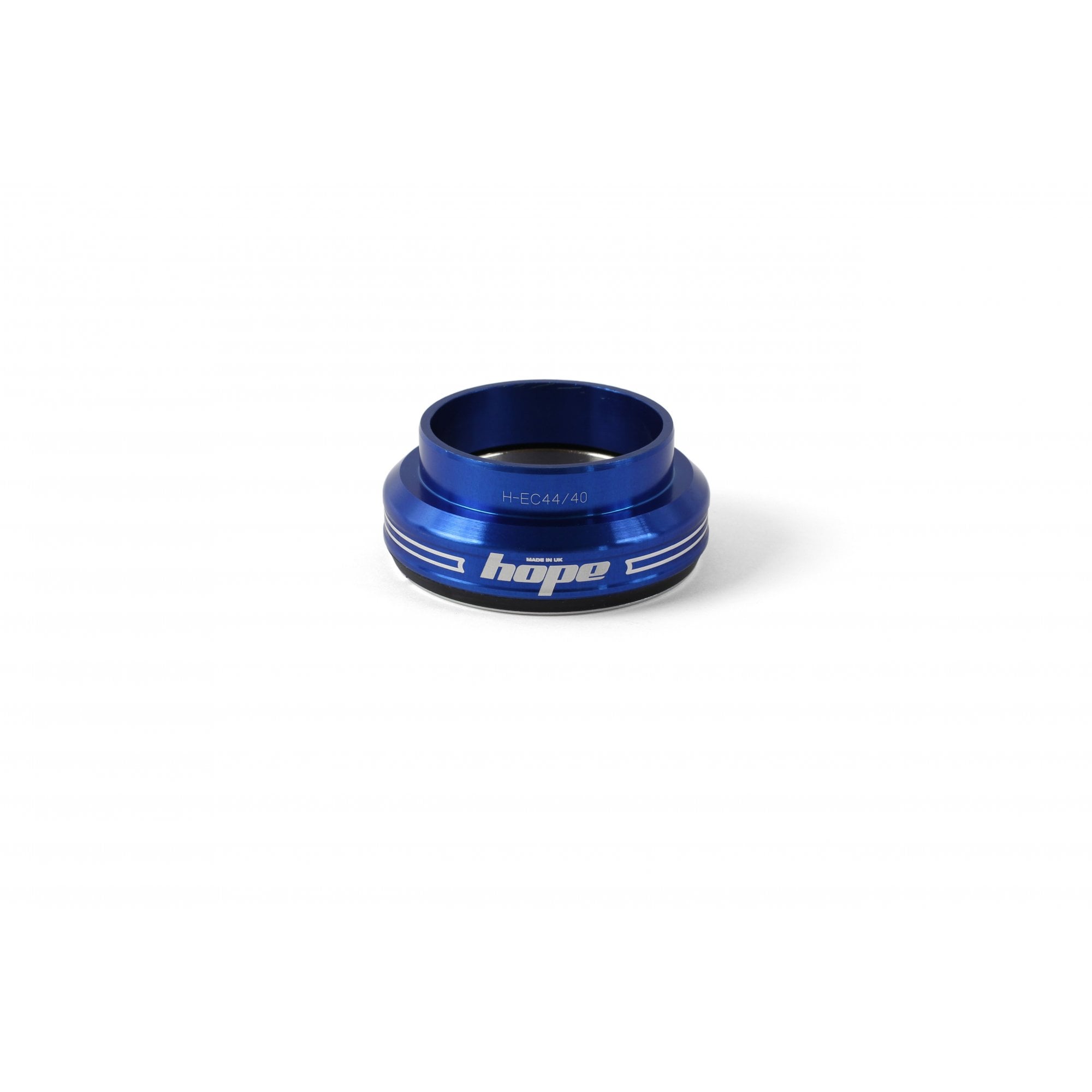 Hope Pick N Mix H-Bottom 1.5 traditional bike headset for precise steering, showing the black component with threading and branding.