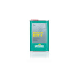 Motorex Workshop Hydraulic Fluid DOT 4 for disc and drum brake systems, suitable for automotive maintenance and repair.