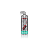 Motorex Anti-Rust Spray in silver and green bottle, used for rust protection and metal maintenance in workshop settings.