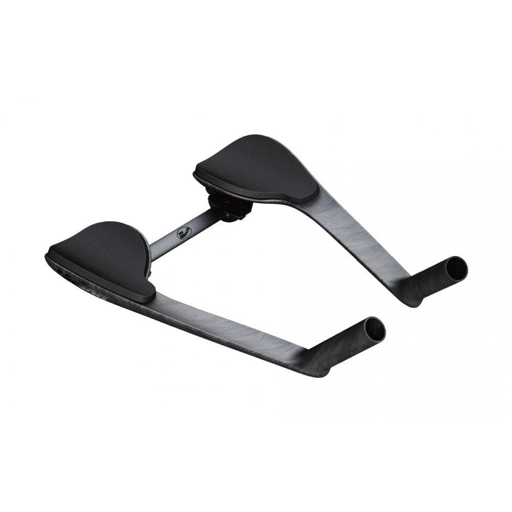 Vision Metron TFE WA carbon aero handlebar extensions for competitive cycling, featuring sleek aerodynamic design and lightweight construction.