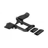 Vision Metron 5D ACR Mini Clip-On Extensions for Metron 5D handlebars, lightweight motorcycle components in black.