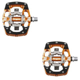Hope Union gravity clipless pedals pair for cycling, featuring durable components and secure clipless design for improved performance.