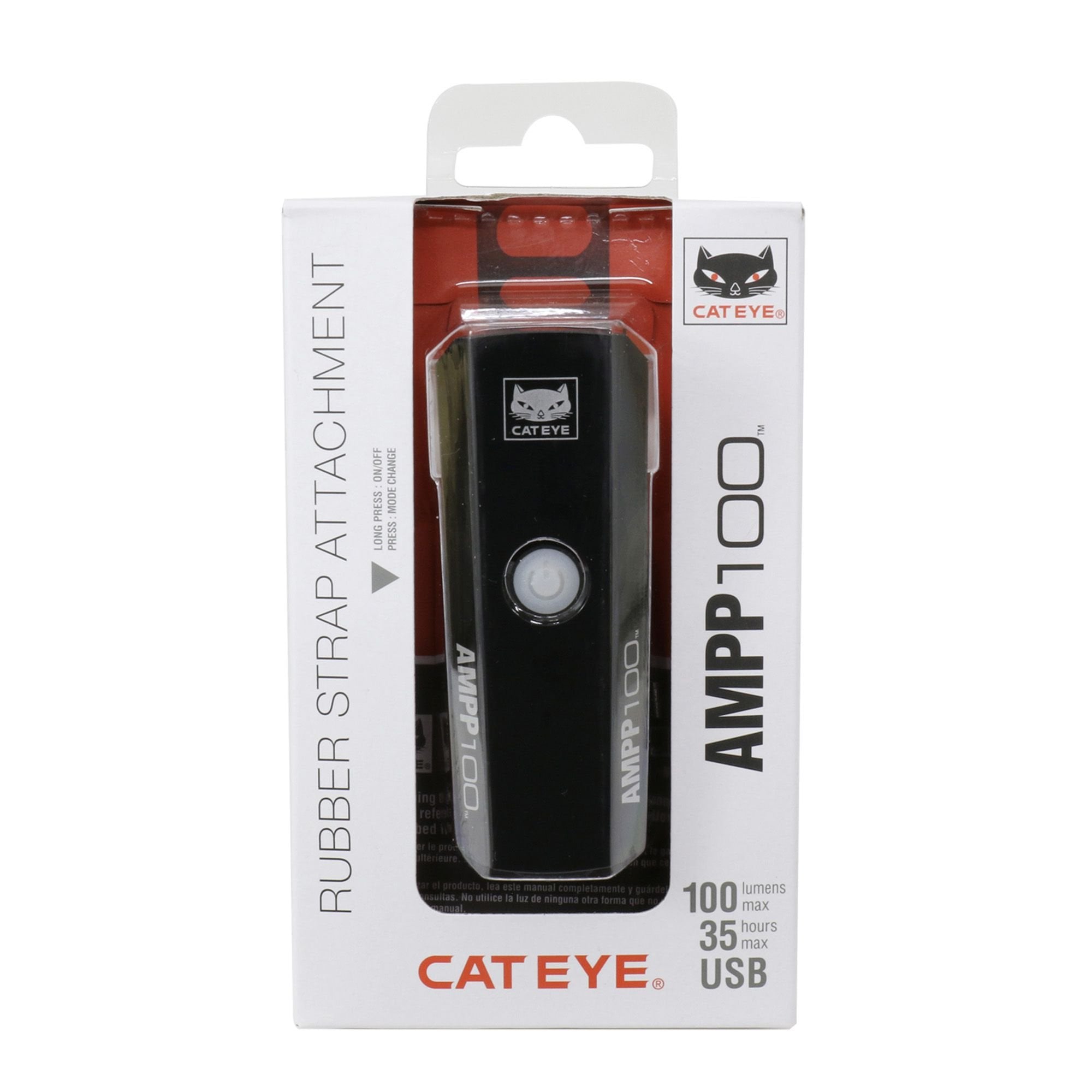 Cateye Front Lights - Ampp 100 Front Bike Light