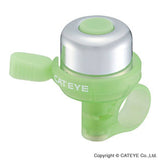 Cateye PB-1000 wind brass bike bell with clear sound, fits 22.2mm handlebars, handlebars accessories, durable bicycle horn and bell