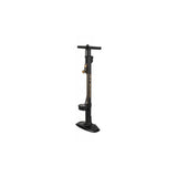 Topeak JoeBlow Tubi 2Stage pump in black and gold, tubeless tire inflator with Tubi-Head for bike accessories.