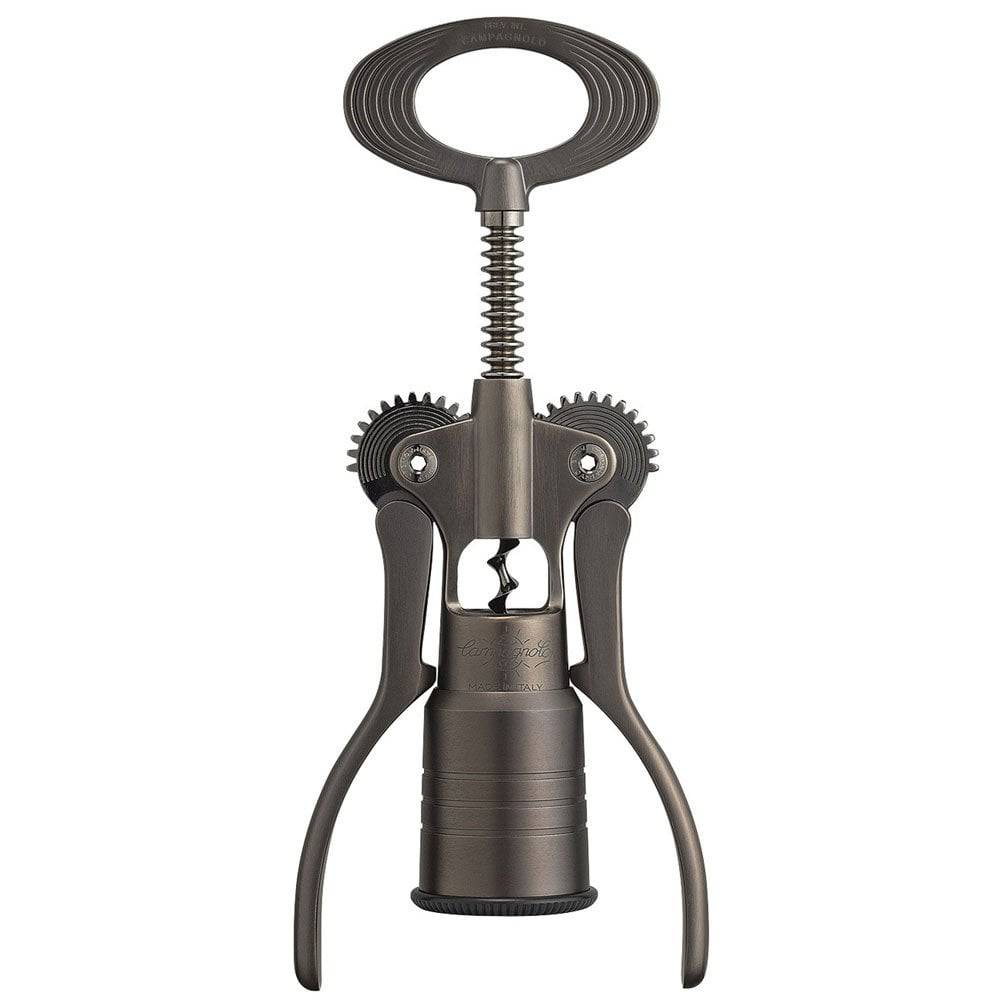 Campagnolo BIG Corkscrew wine bottle opener with ergonomic handle and sturdy metal construction, designed for opening wine bottles easily.