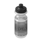 Lezyne Flow Bottle 600 Foggy Clear BPA-free cycling water bottle with leak-proof cap and ergonomic design for cyclists