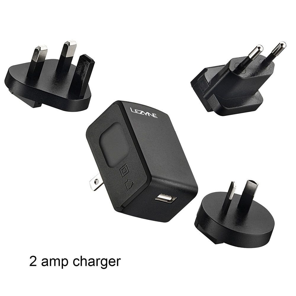 Lezyne Mounts & Spares - International 2A USB Charging Kit