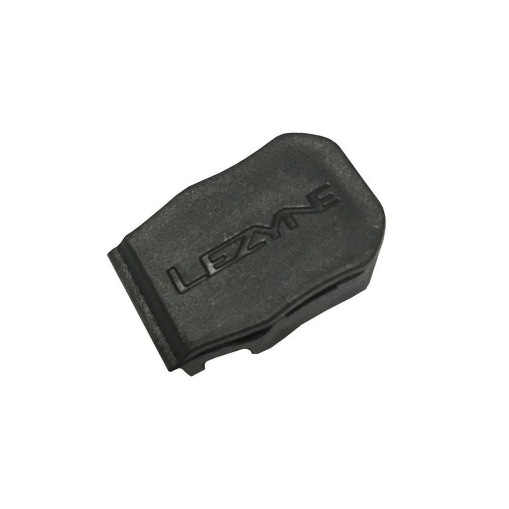 Lezyne Cadence Magnet in black for cycling sensor accessories, showing a small magnetic sensor component for bike cadence measurement.