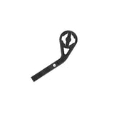 Lezyne GPS front bar mount in black attaching securely to bike handlebars for Lezyne bike computers.