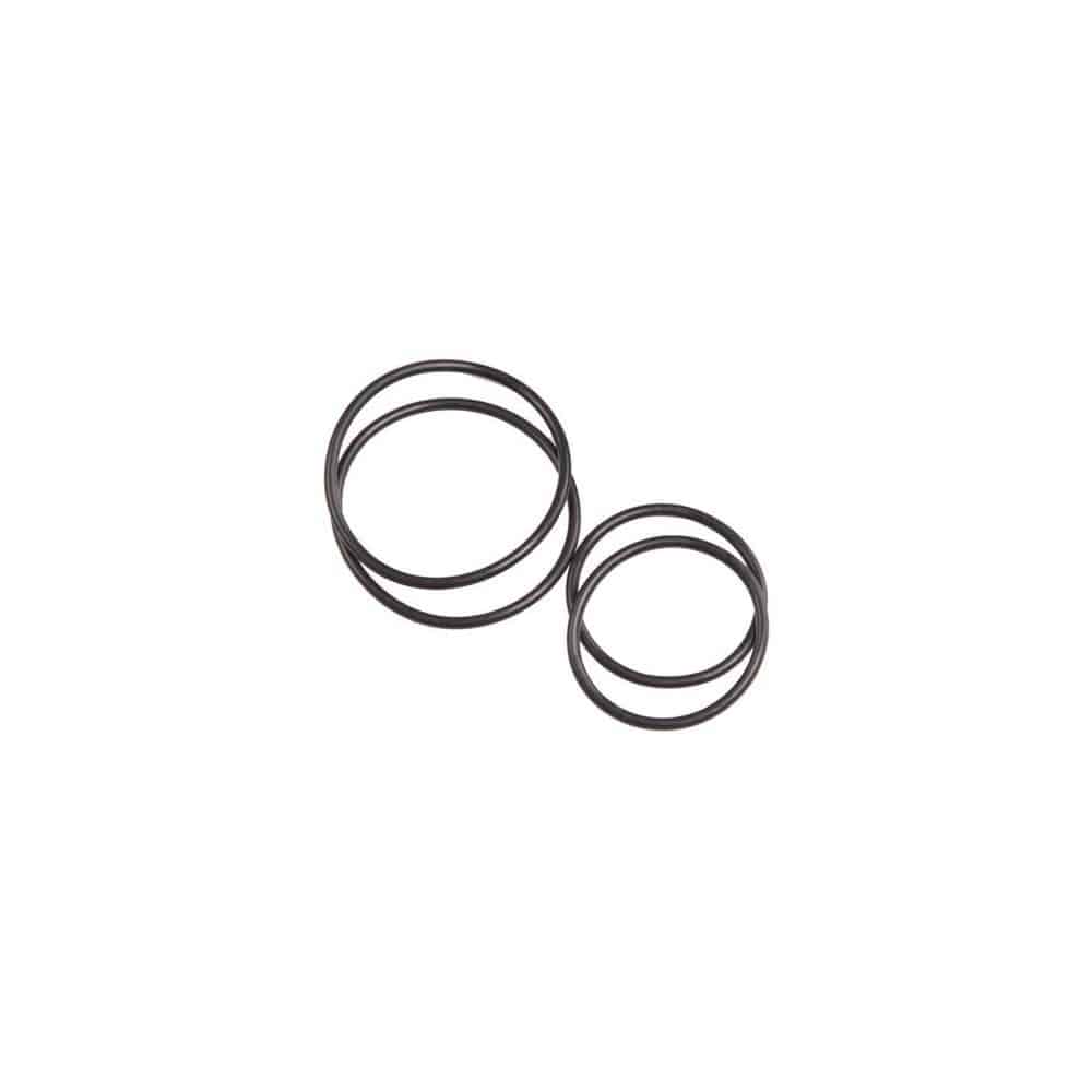 Lezyne GPS O-Ring Mount Kit with X-Lock system, black accessory for secure bike computer attachment